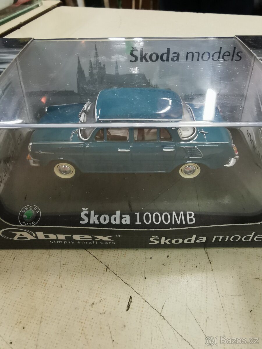 Modely autíček Škoda, Abrex. - 5