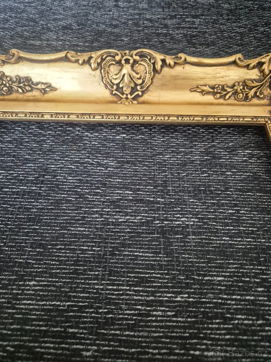 Starožitný pozlacený rám - 5