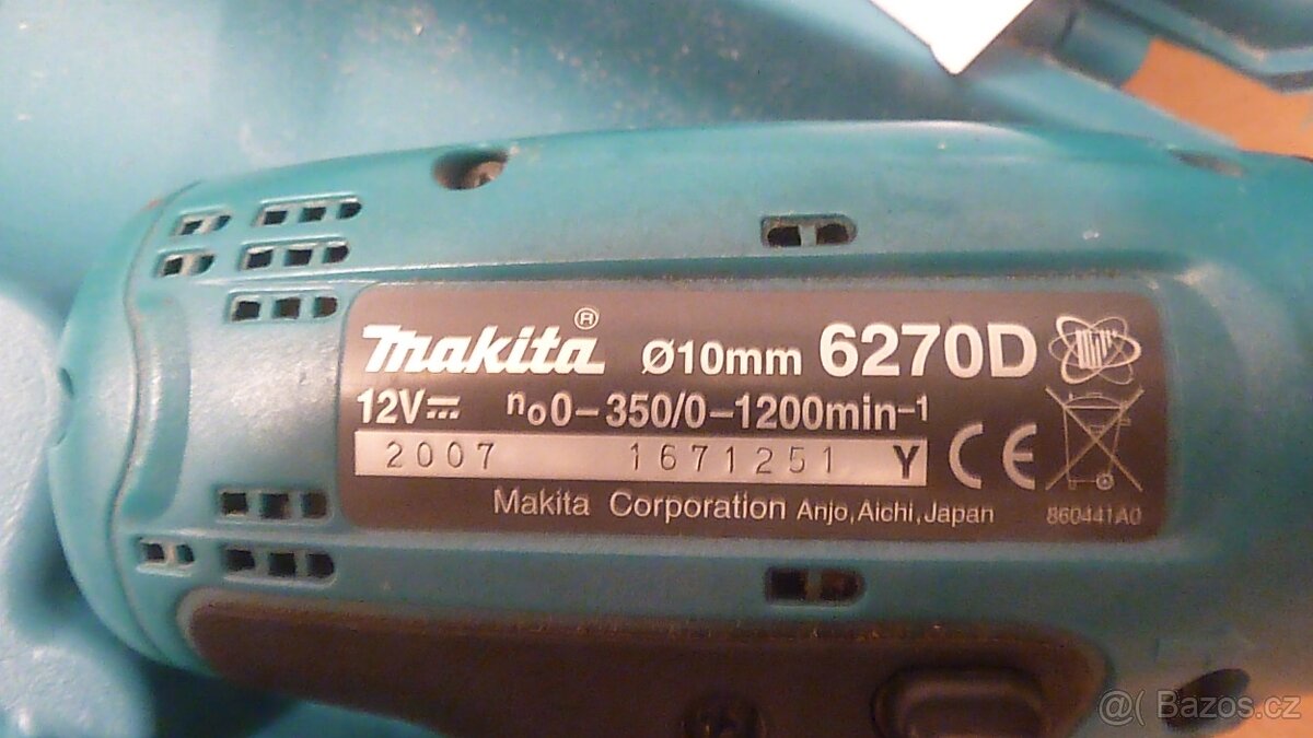 MAKITA Akumulátorový vrtací šroubovák - 5