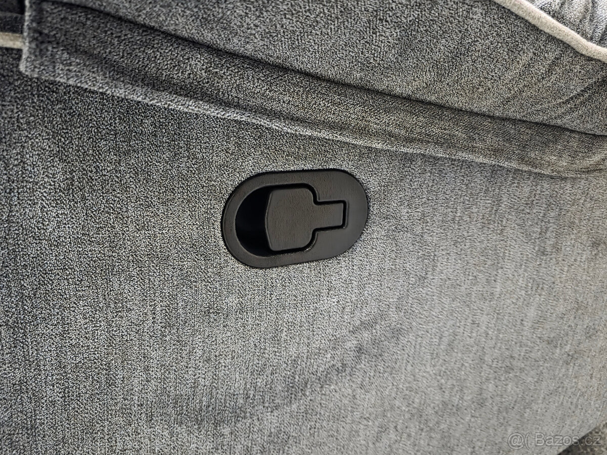 Nový polohovací gauč šedý - 5