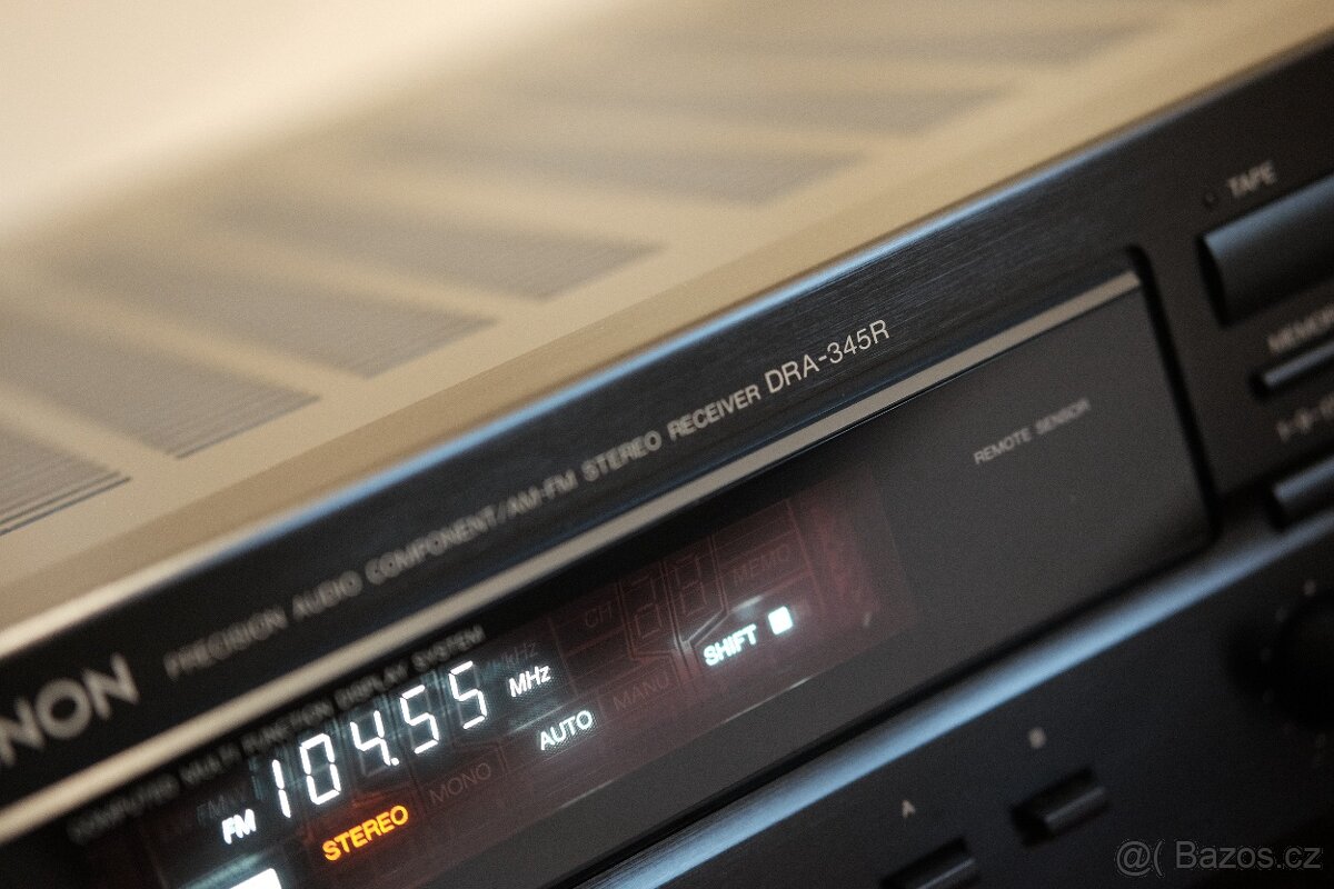 DENON - dra 345 - krasne zachovaly stereoreceiver s dalkou - 5