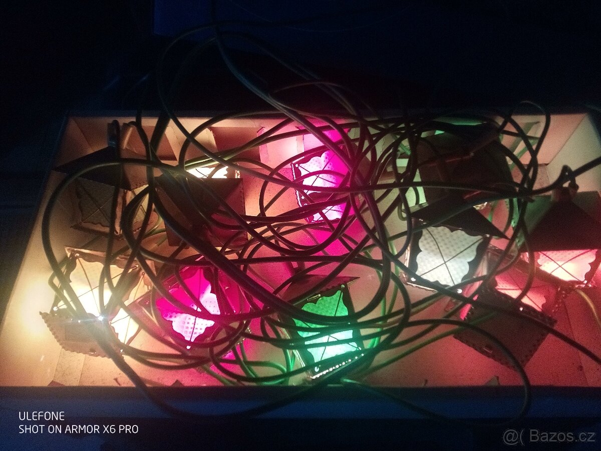 Retro osvětlení vánočního stromu světlušky - 5