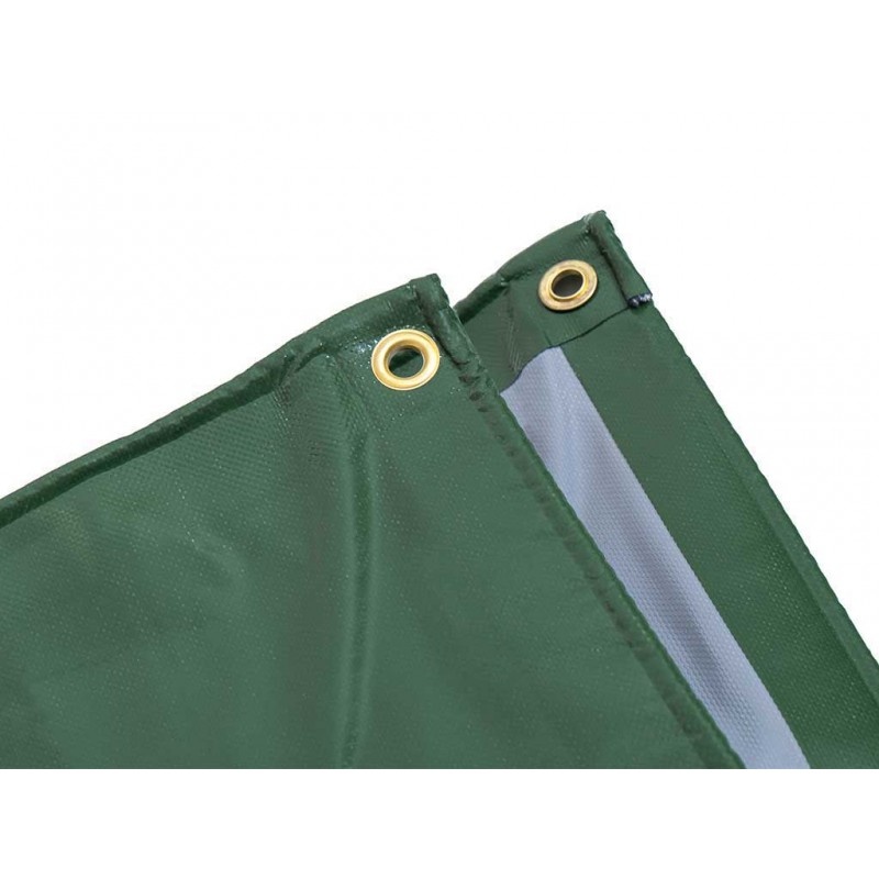 Zakrývací plachta KATARO zelená / šedá PVC 500g/1m² - 5