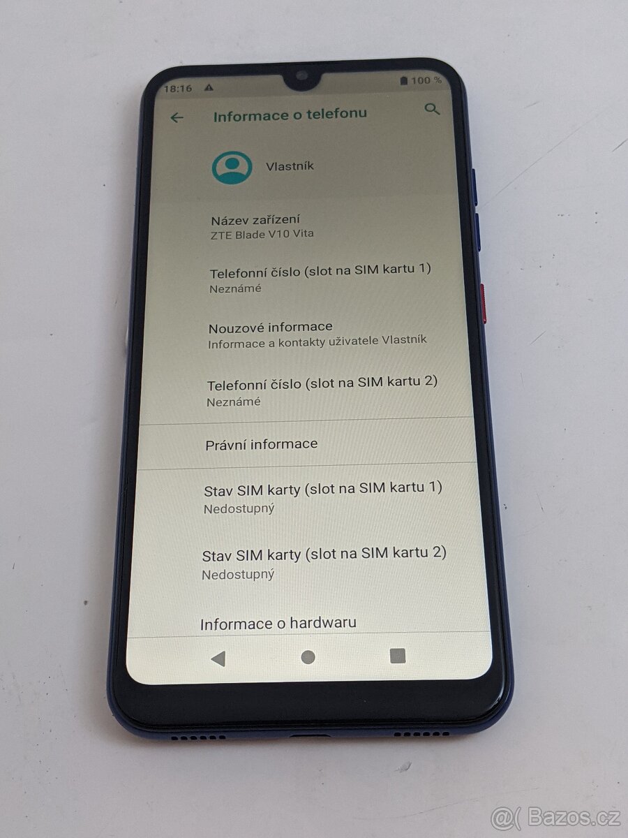 ZTE Blade V10 Vita 3/64gb blue. Záruka 6 měsíců. - 5