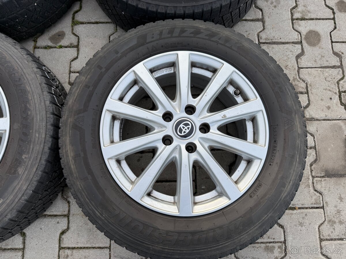 4x al kola 5x108 16 + pneu zimní 215/65 R16C - 5