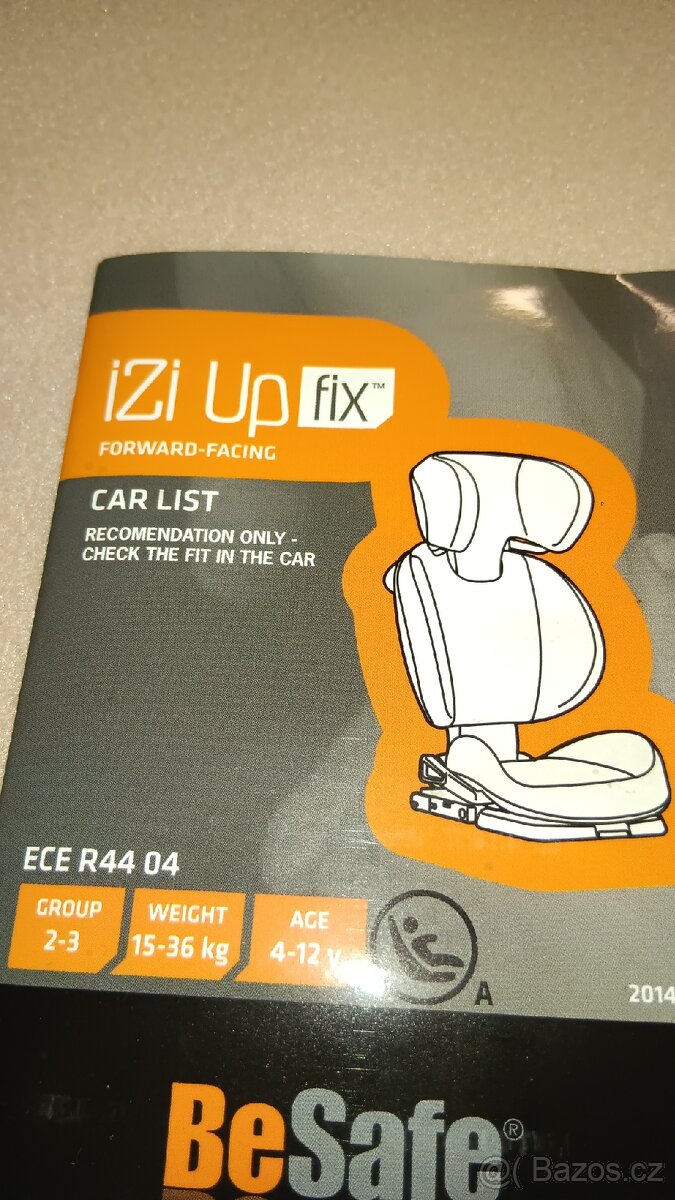 Dětská autosedačka BeSafe ISO fix, 15-36kg - 5
