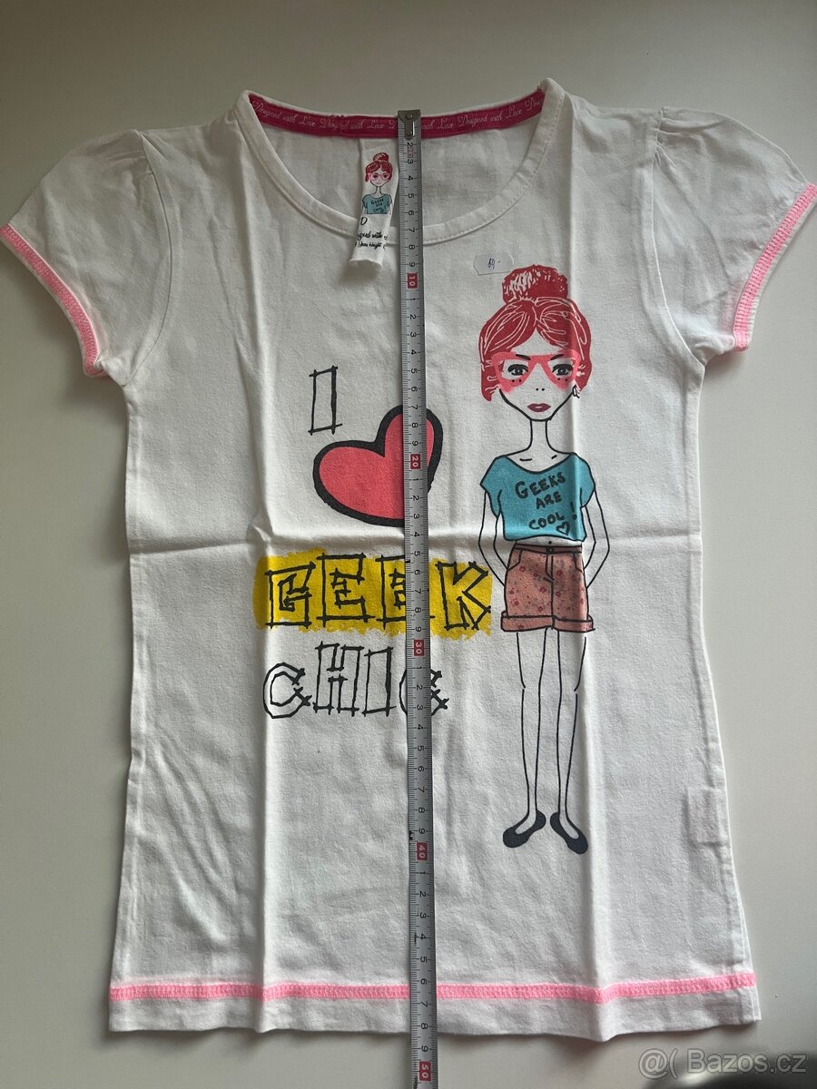 Letní bavlněná trička vel. 134 - 5