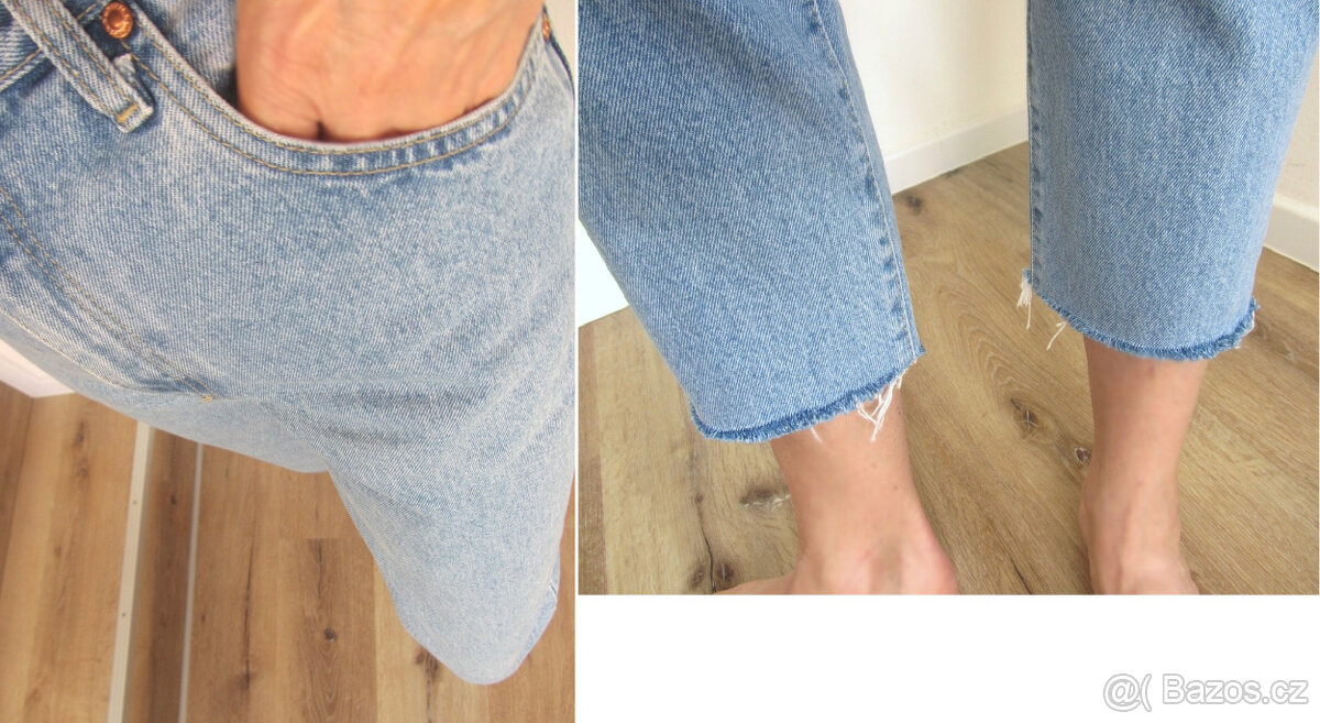 Džíny crop zn. Chipie vel. 38 - 5
