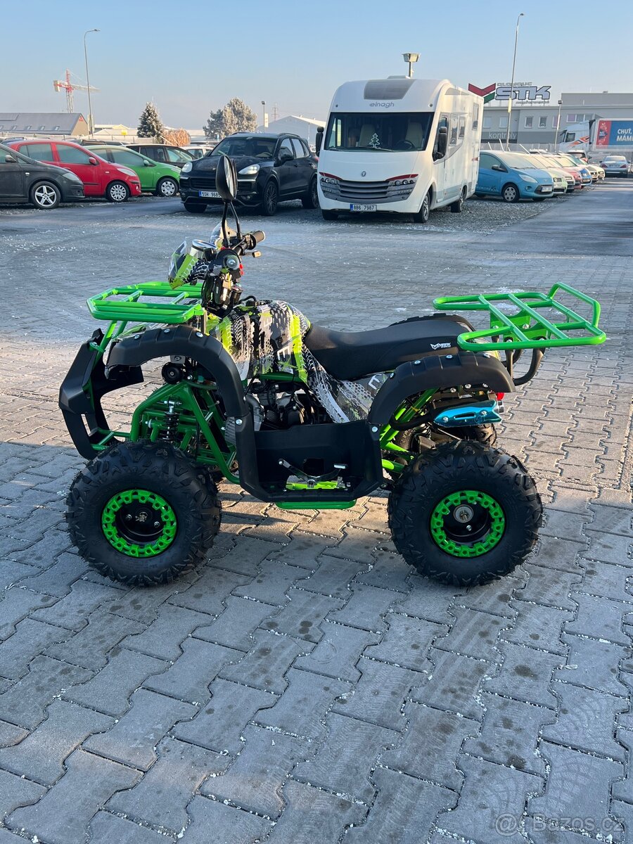 Dětská čtyřkolka Toronto 125cc 1G7 Deluxe -zelené grafity