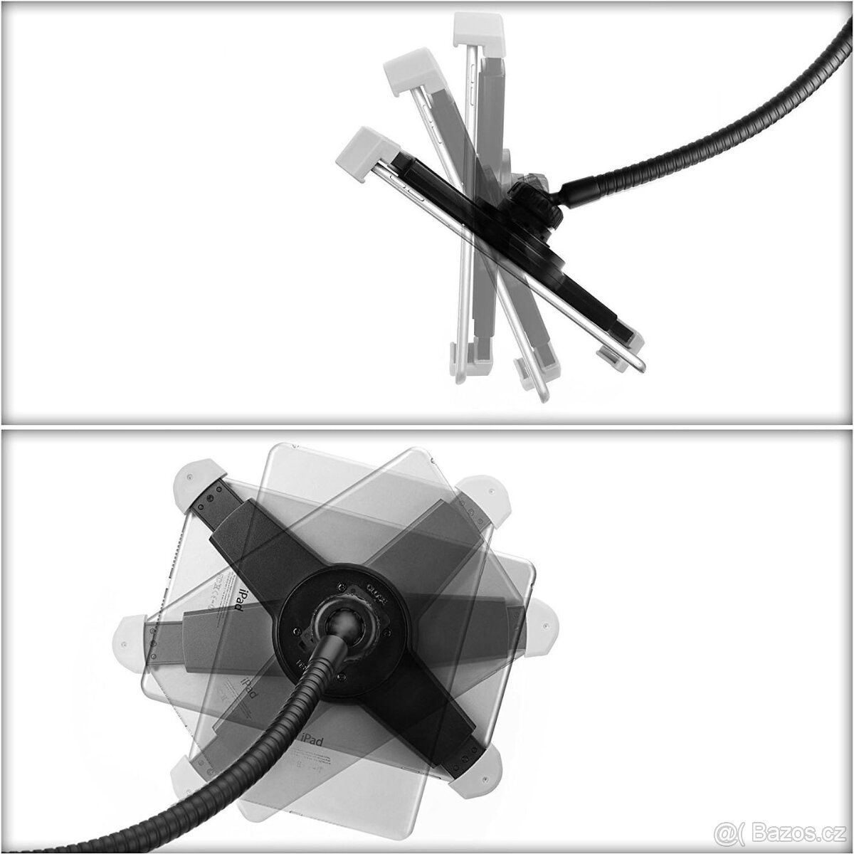 Držák s husím krkem na tablet otočný 360° pro tablety 7-10" - 5