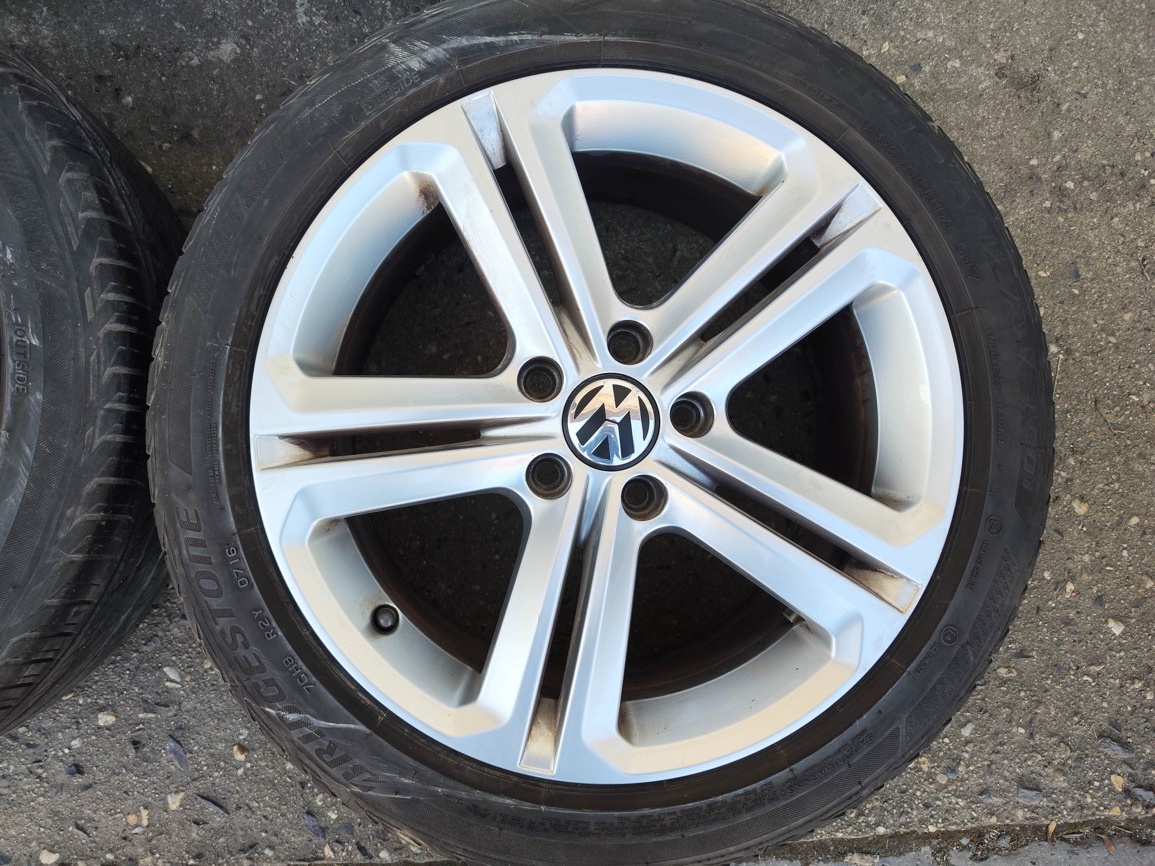 17"letní alu sada Mallory 5x112 origo Golf 6 Touran Caddy - 5