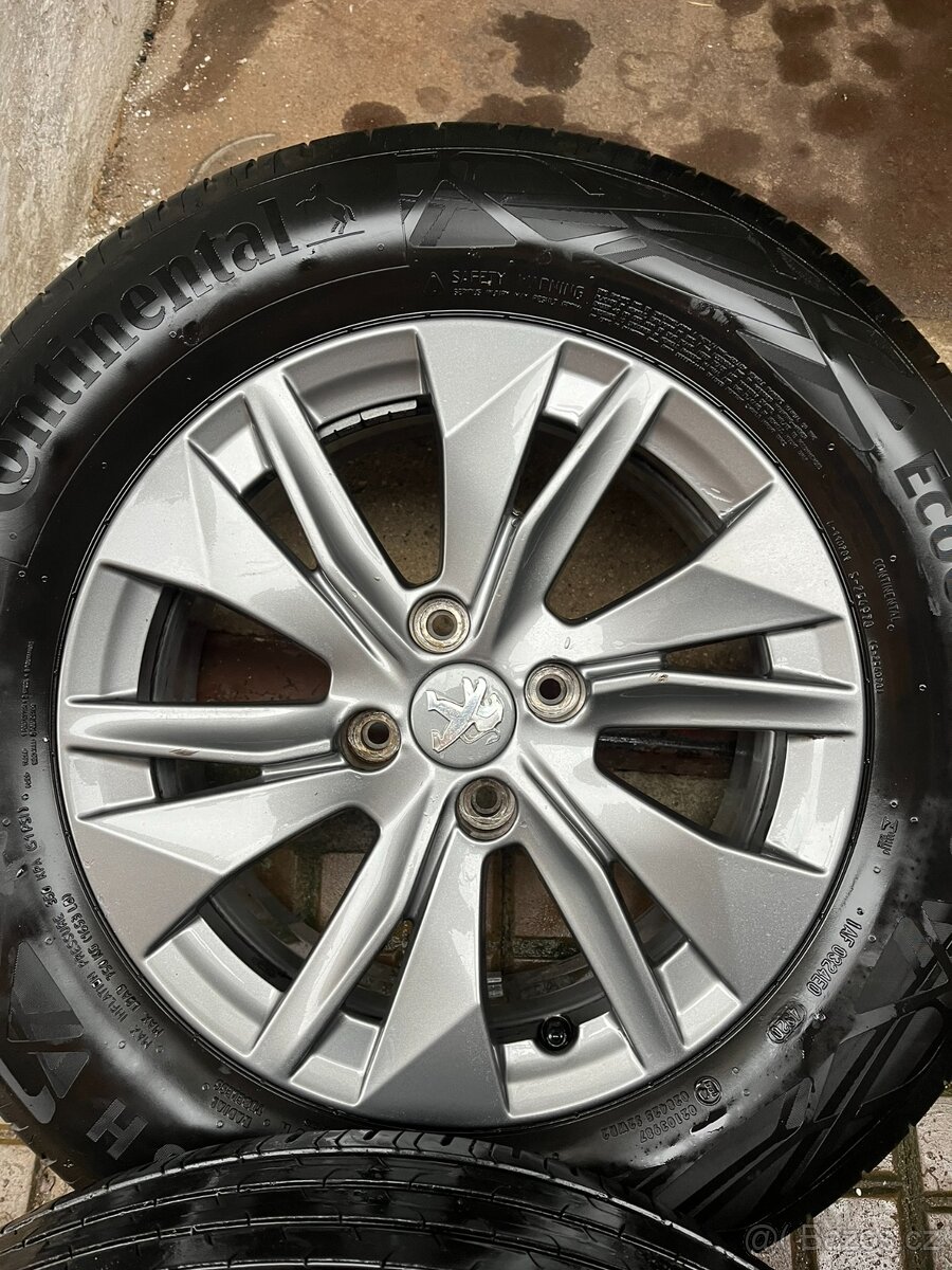 215/65 R16 Peugeot alu kola letní pneu - 5