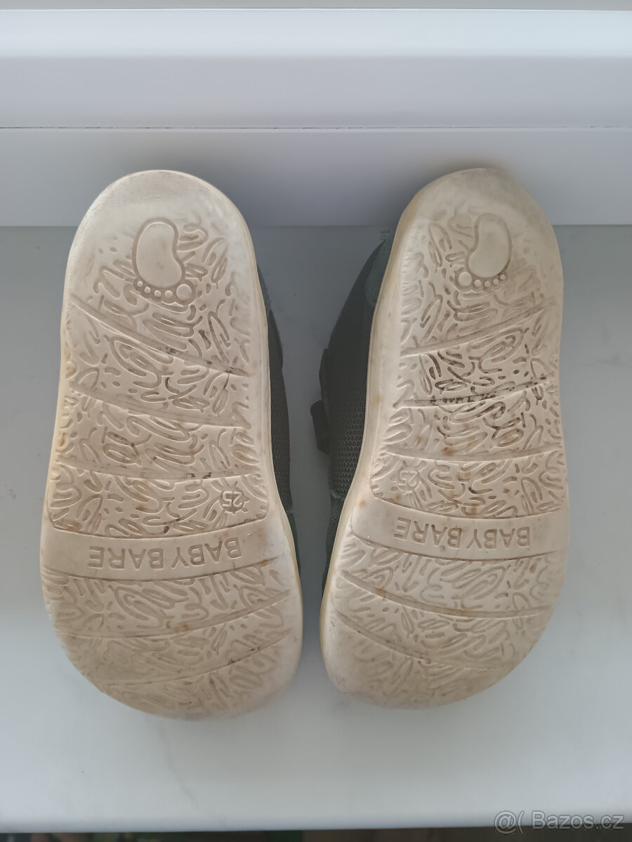 Barefoot tenisky BABY BARE - Febo Sneakers, KHAKI, vel. 25 - 5