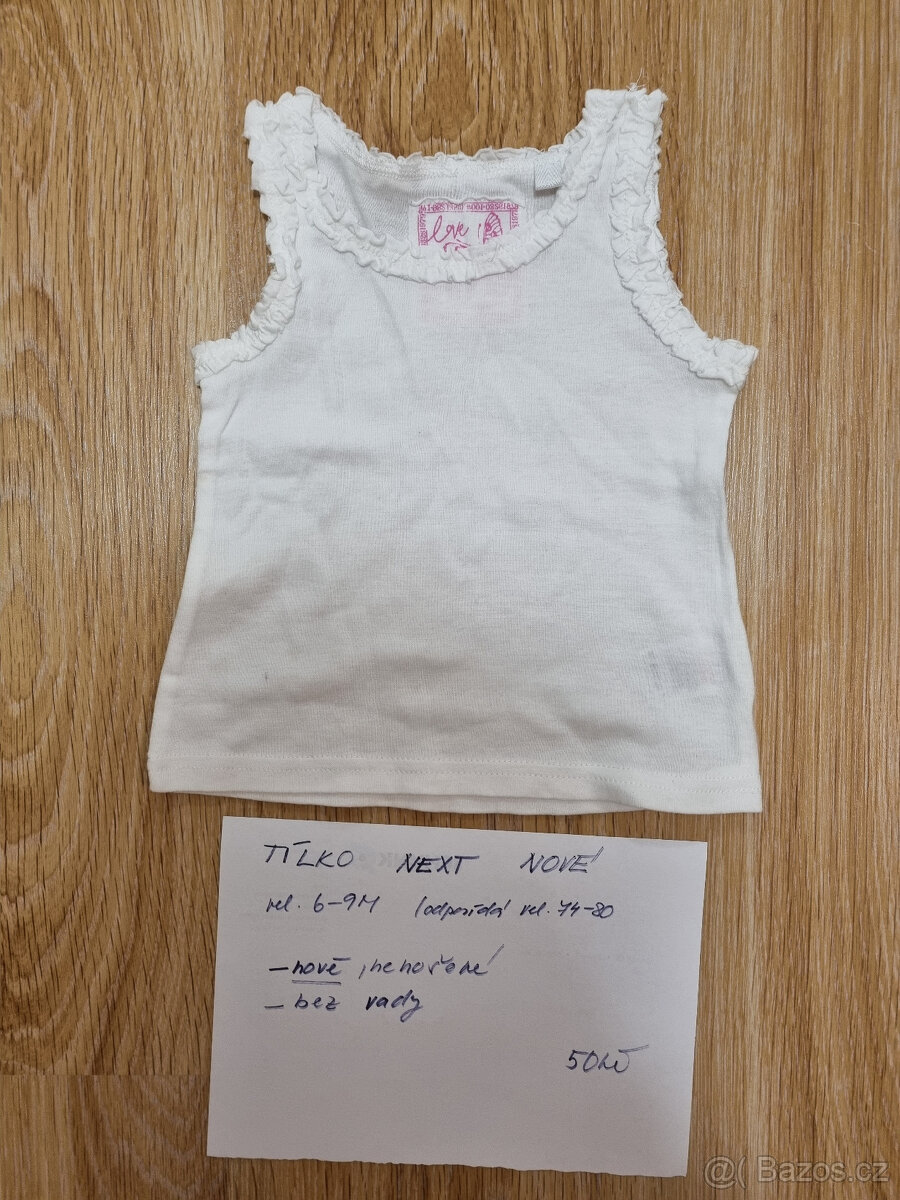 dětské oblečení body a trika 74/80 - 5