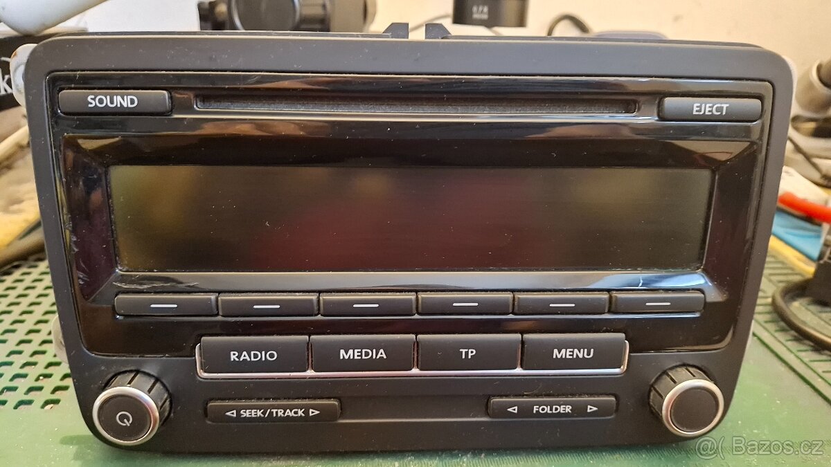 Autorádio VW RCD310 - Originál + PIN, funkční, Delphi - 5