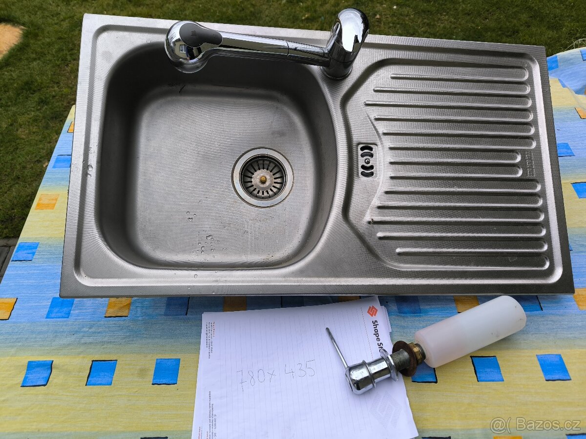 Kuchyňský dřez nerez - 5