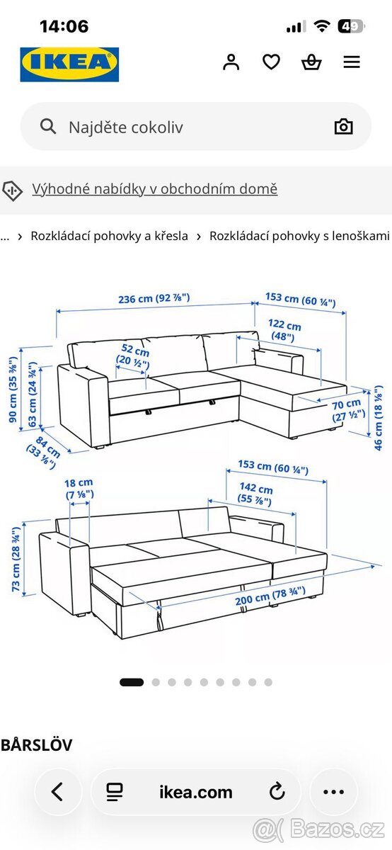 Rozkládací pohovka - 5