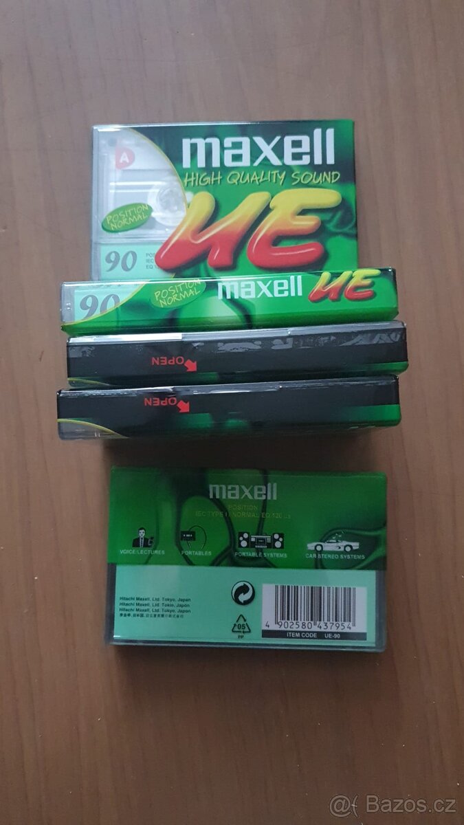 Audiokazeta Sony EF90, Maxell UE90 - 5