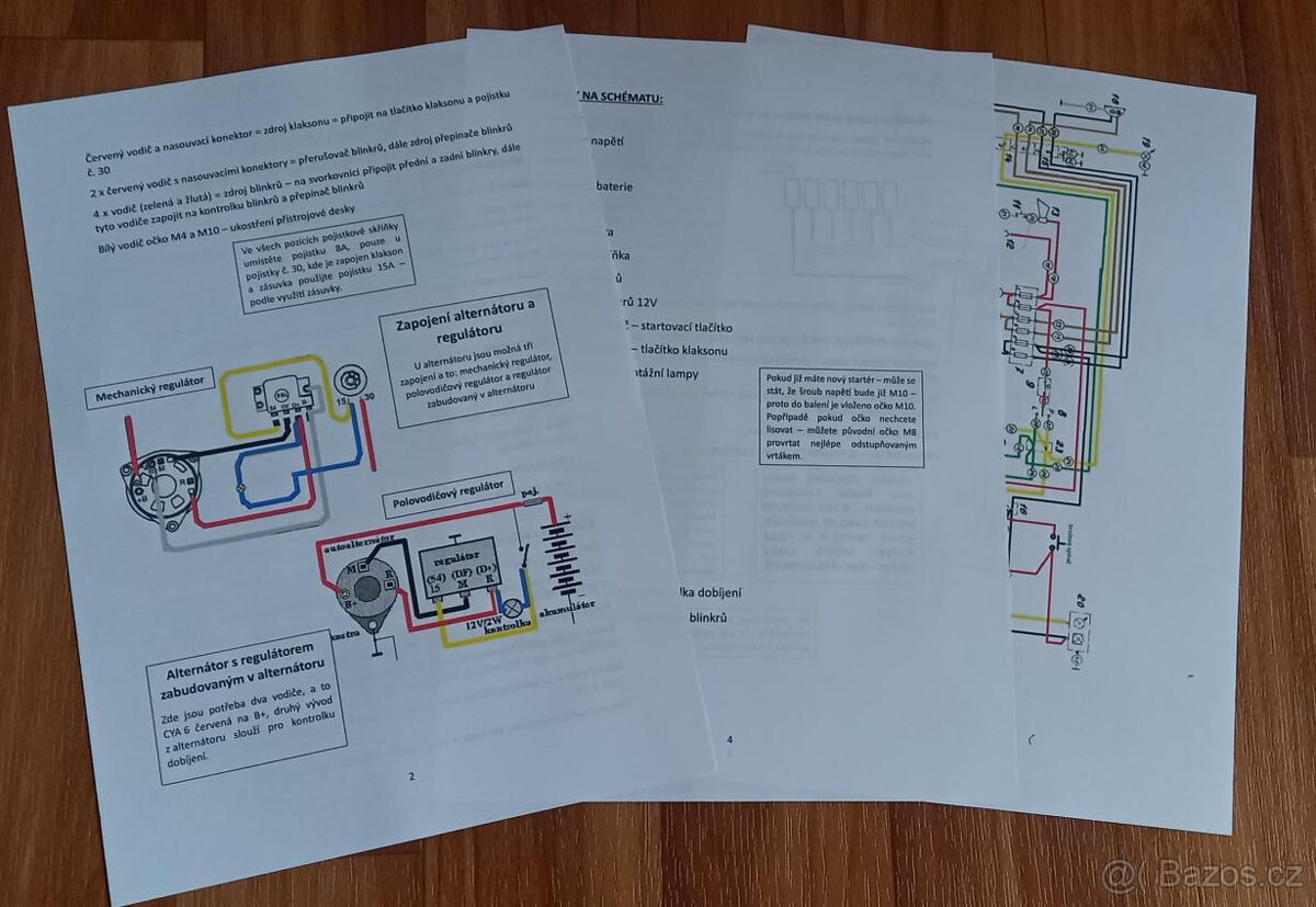 kabeláž na malotraktor TZ-4K-14 - 5