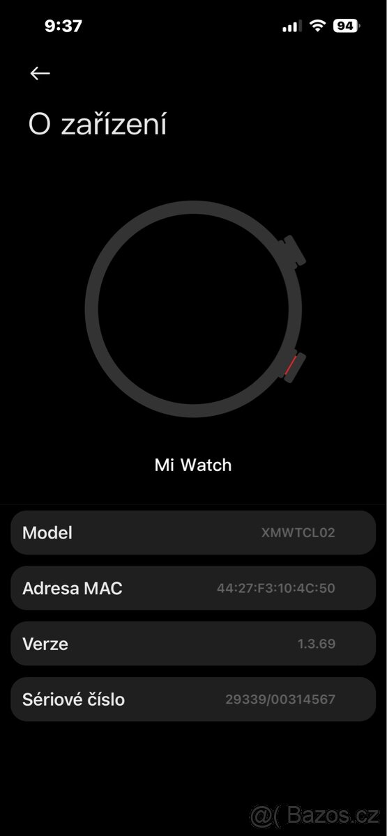 Chytré hodinky Xiaomi Mi Watch - 5