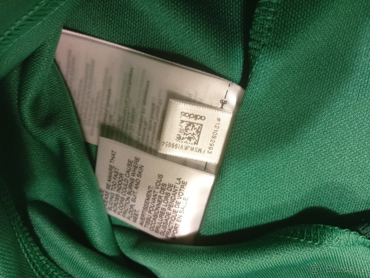 Pánské tričko ADIDAS - zeleno-bílé - dlouhý rukáv - 5