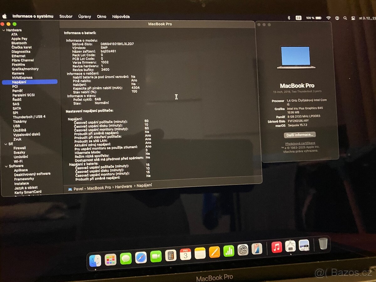 MacBook Pro 13" Retina 2019 TouchBar i5 128GB - 5