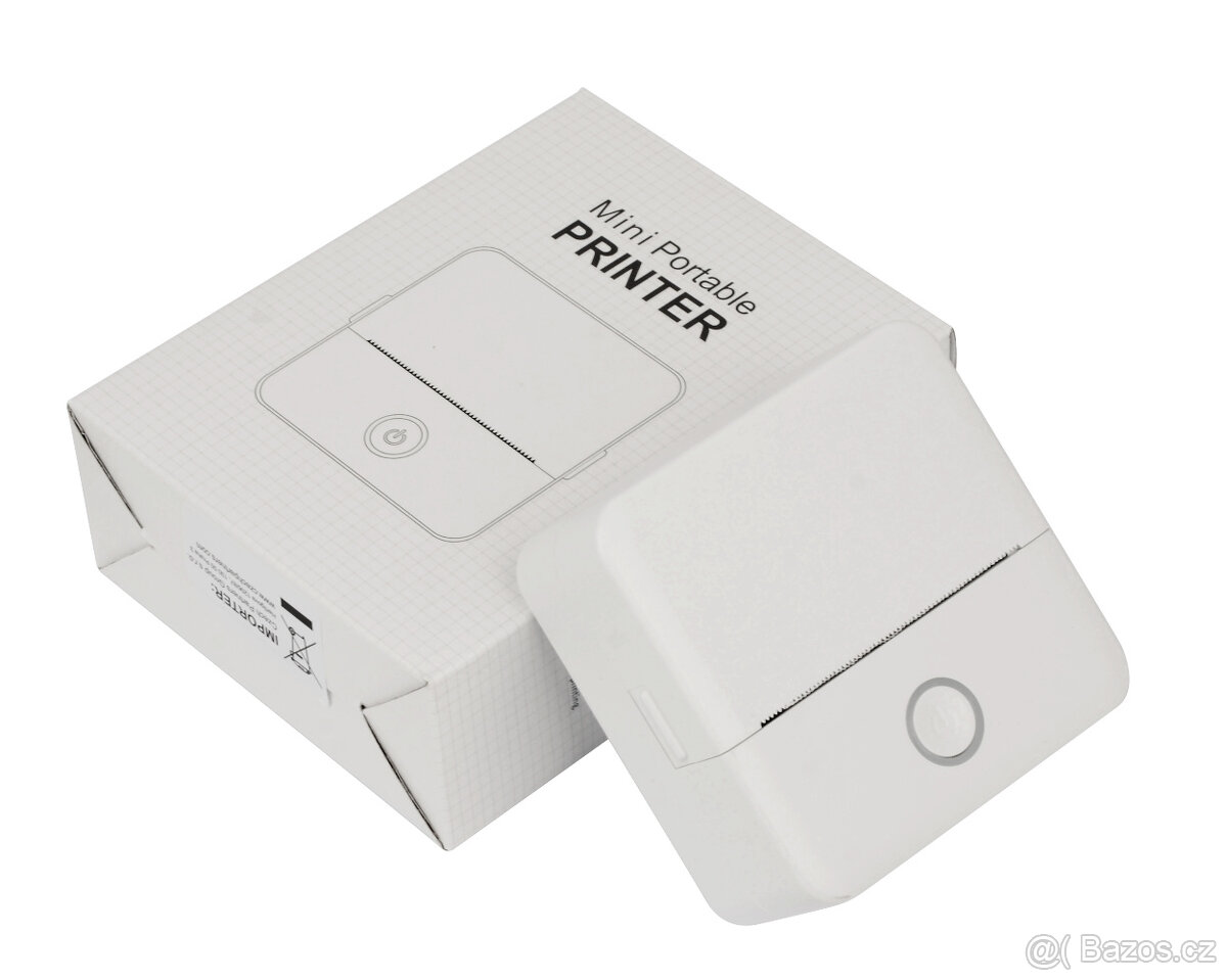 Přenosná bluetooth termo mini tiskárna X6 - 5