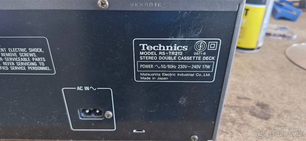 Technics deck RS-TR 212 - - 5