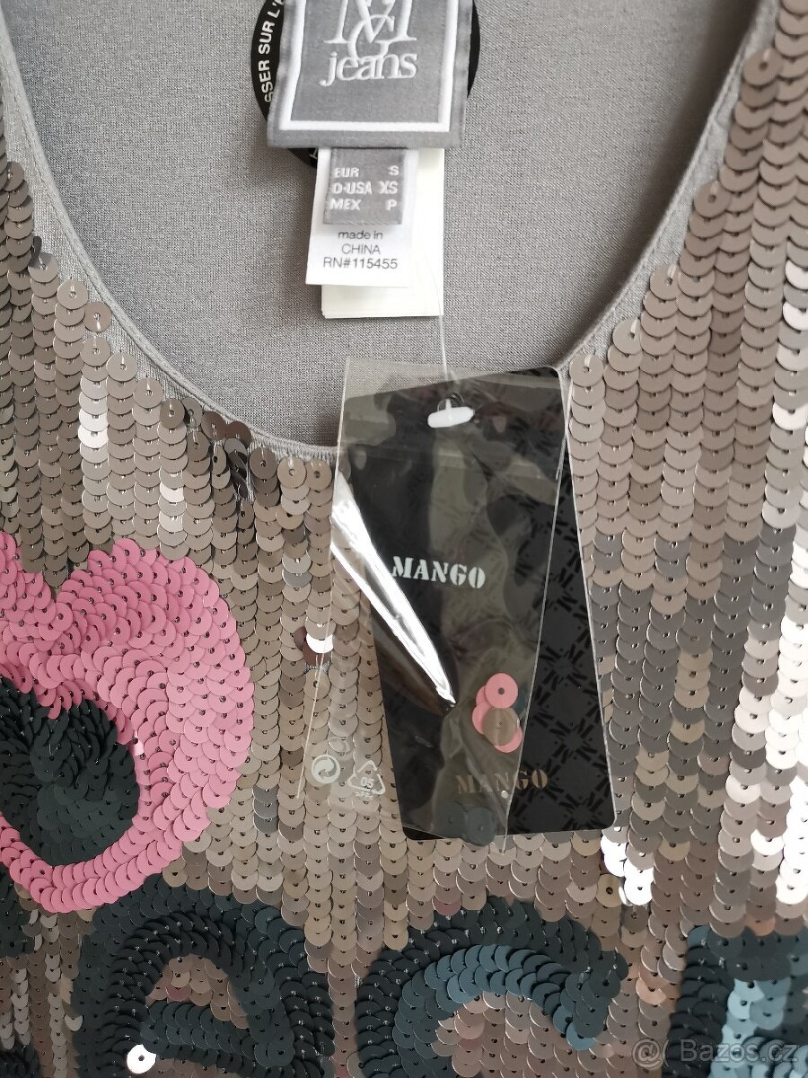 Nádherný letní top zn. MANGO - 5