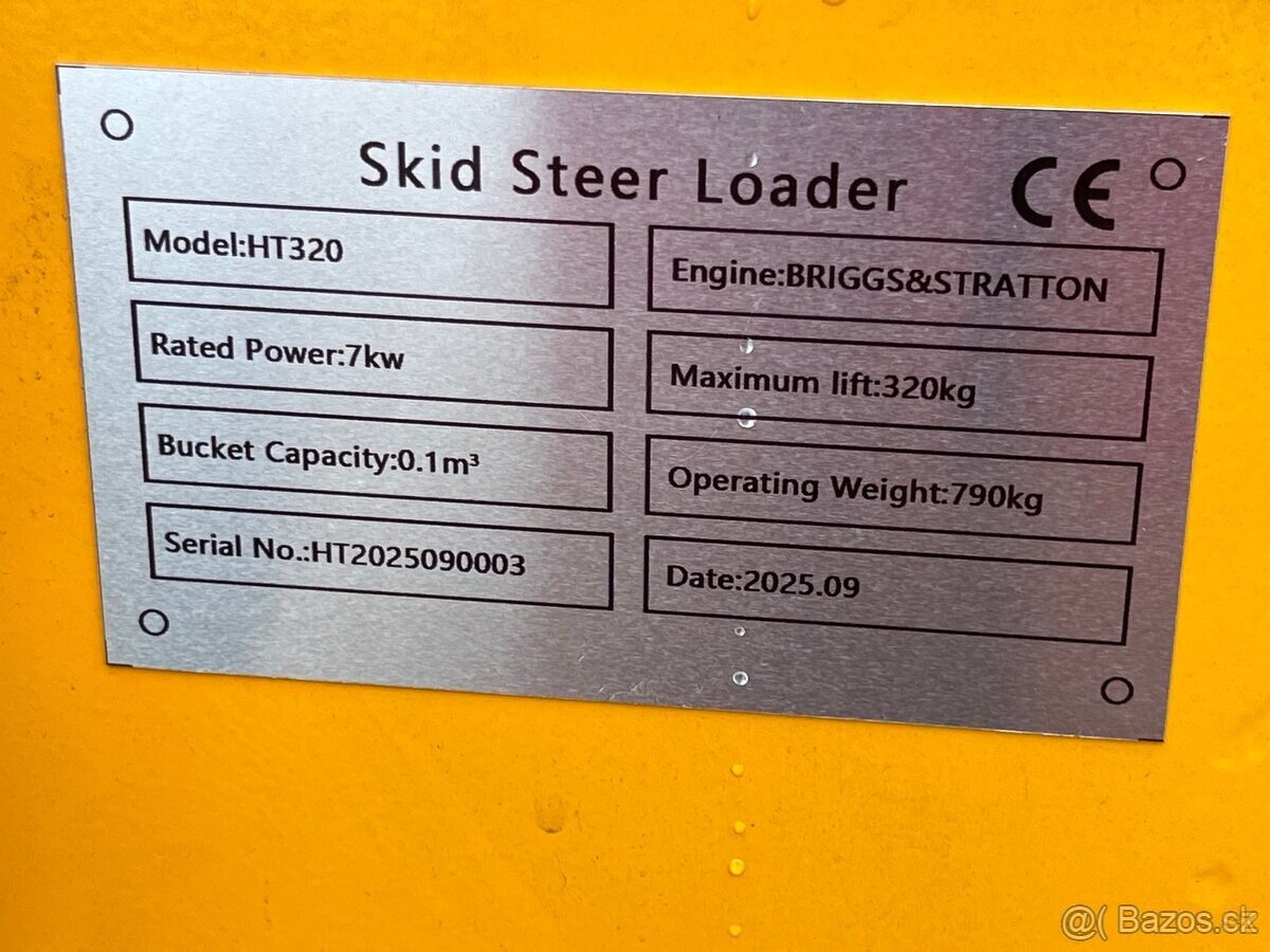 mini smykem řízené nakladače HT320 - 5