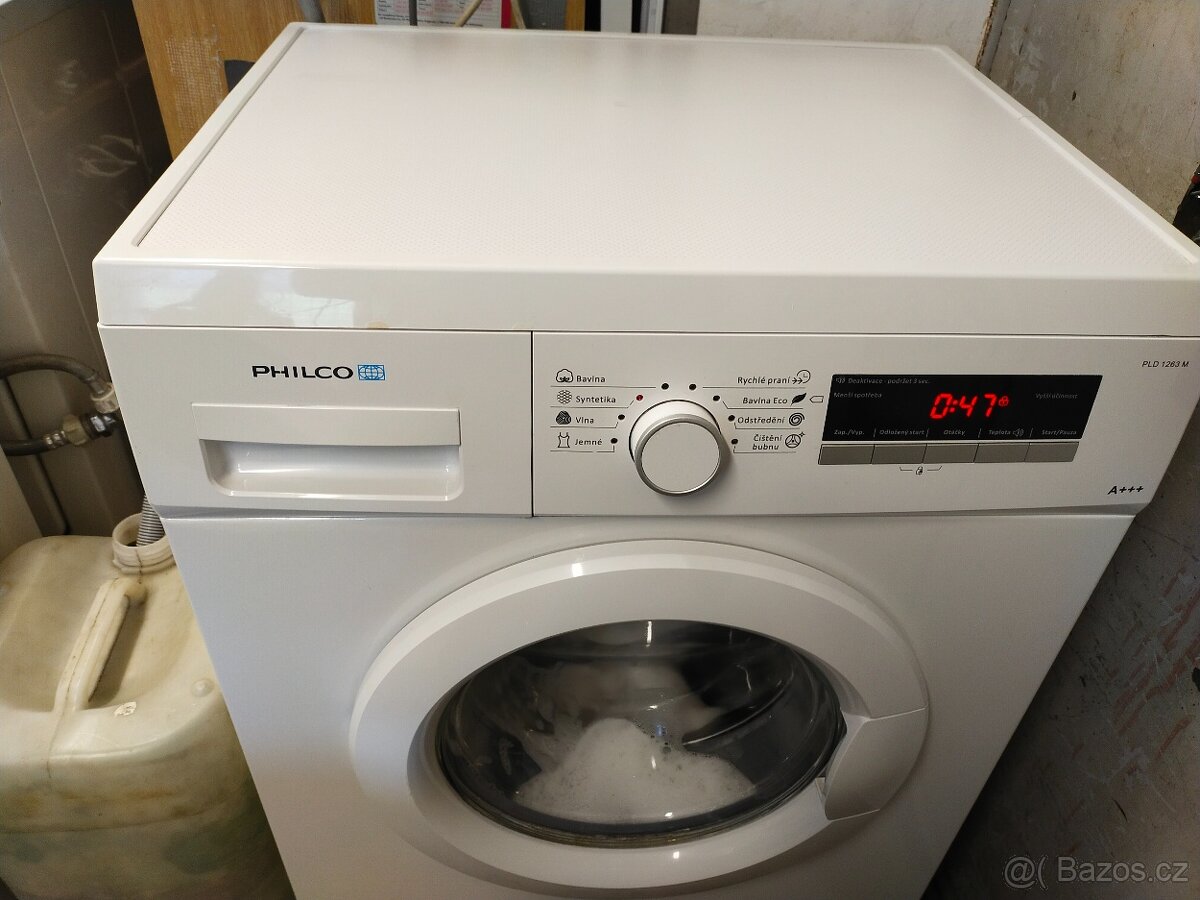 Prodám plně funkční digitální pračku zn. Philco--6 kg-DOVEZU - 5