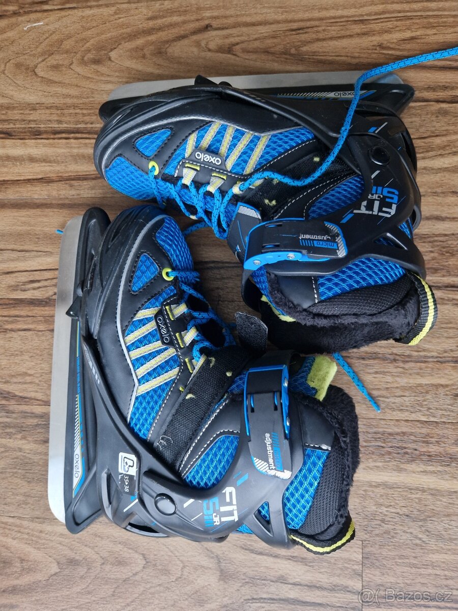 Brusle detske klucici zimni rostouci 35-38 - 5