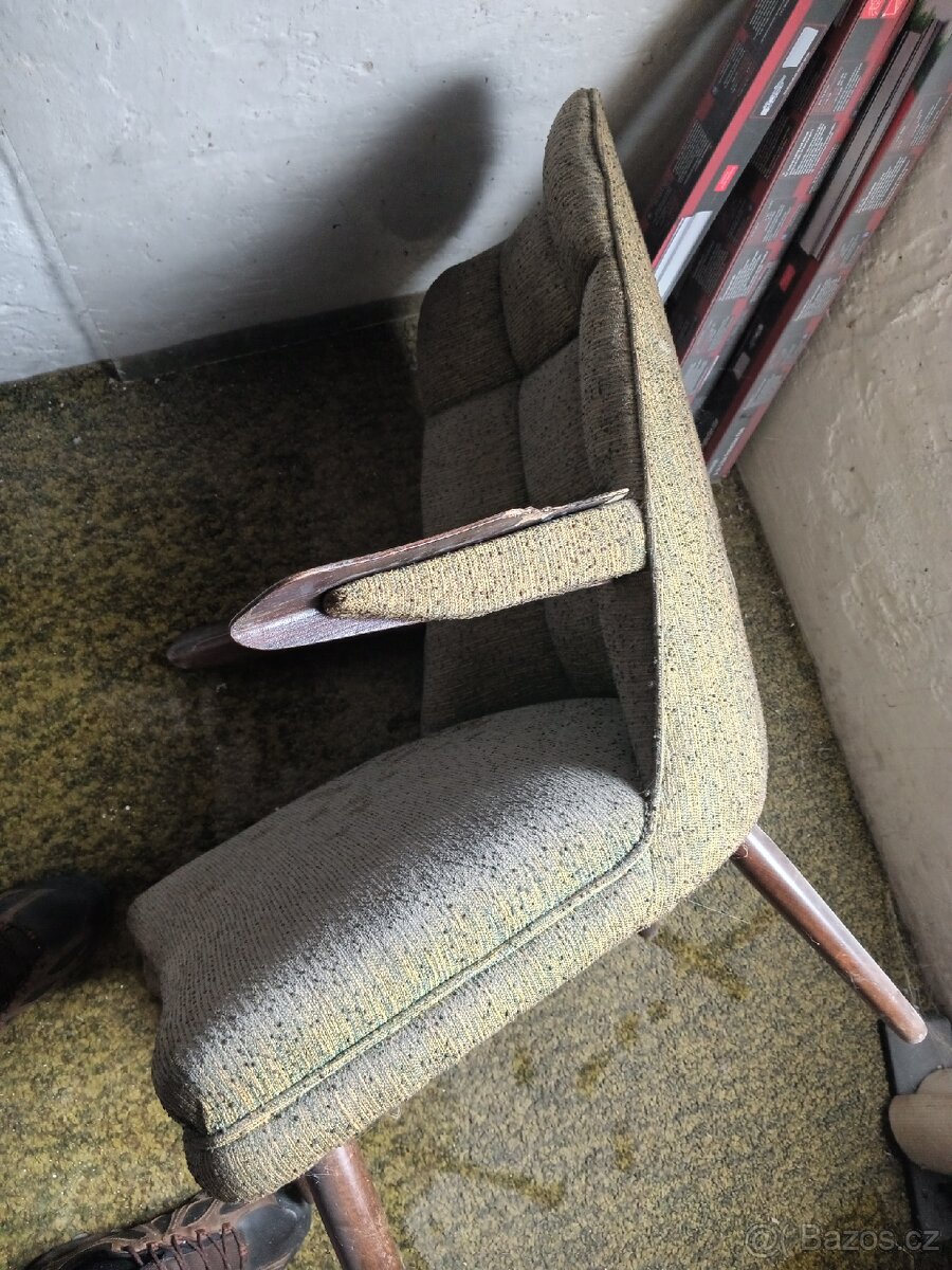 Art Deco křeslo ve velmi dobrém stavu. - 5