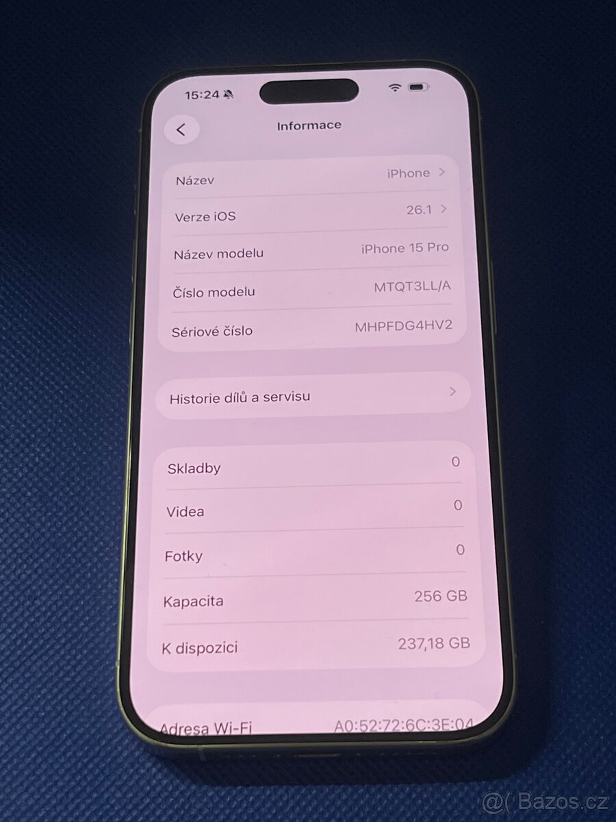 iPhone 15Pro 256GB White Titanium - 5