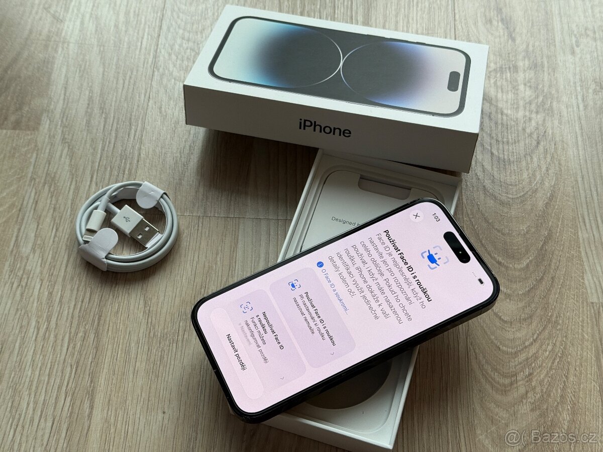 Apple iPhone 14 Pro 256Gb Space Black - 100% baterie, TOP - 5