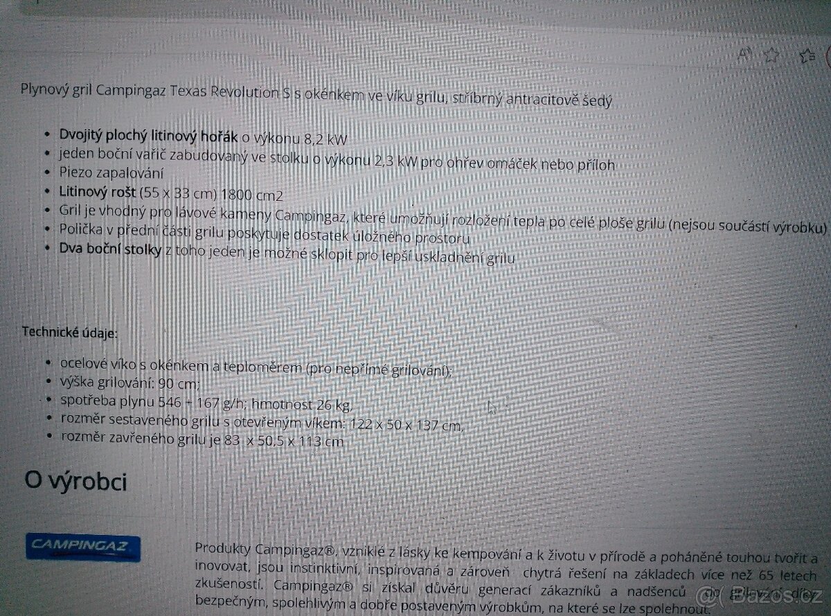 Plynový gril - 5