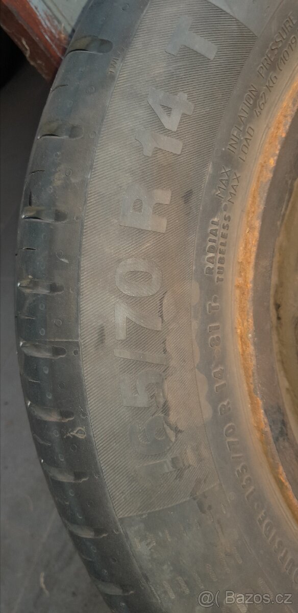 Plechové disky 5x100r14 - 5