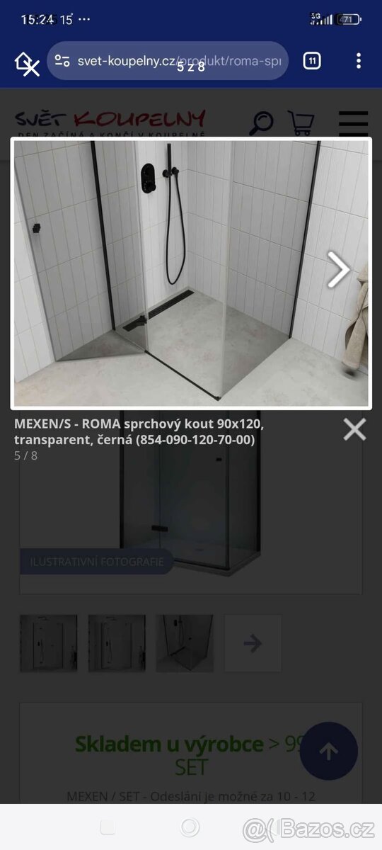 Sprchový kout Mexen - 5