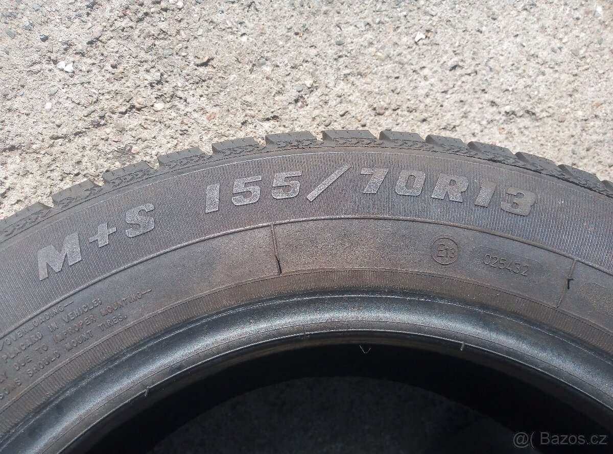 155/70 R13 zimní - 5