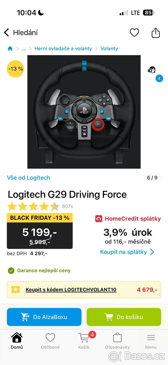 Logitech g29 DRIVING FORCE - 5