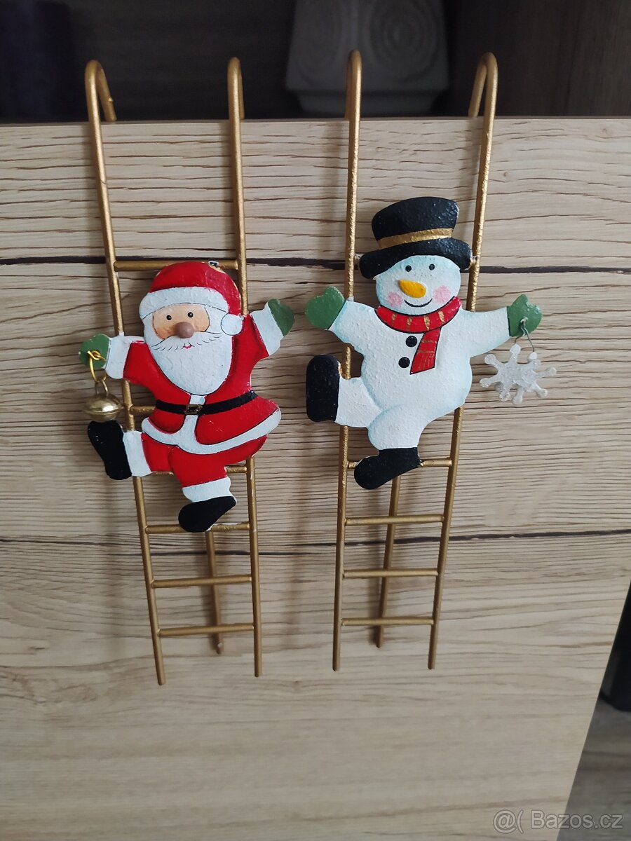 Vánoční dekorace sněhulák - 5