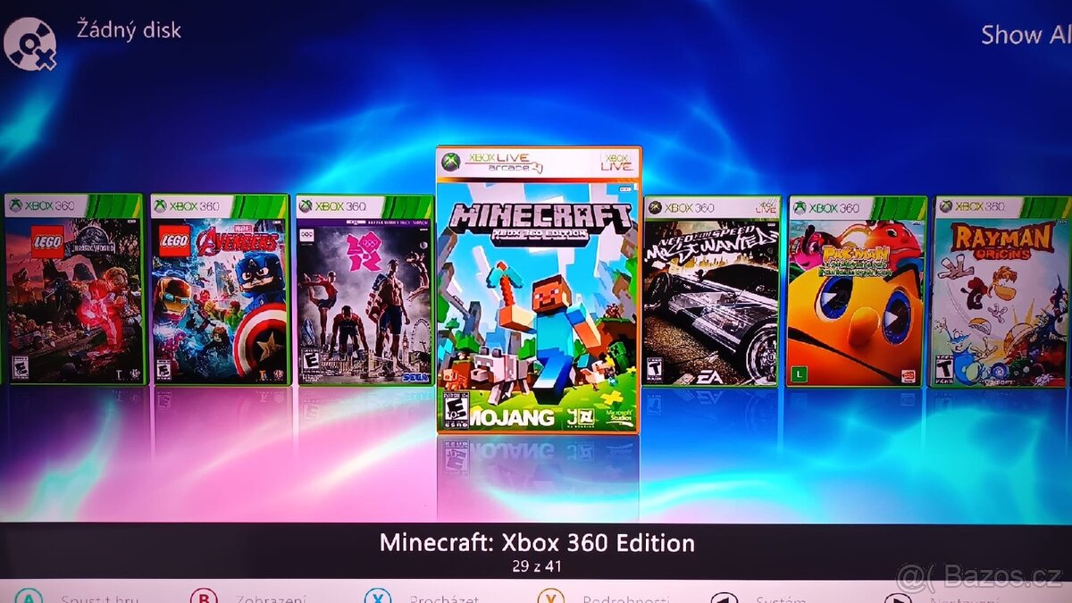 XBOX 360 Slim, 250GB, RGH, spoustu her viz fotky - 5