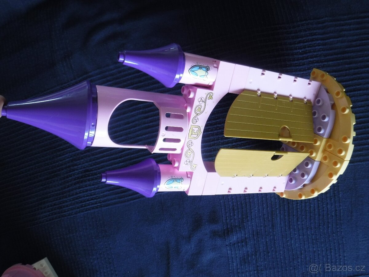Lego Duplo Zámek Popelka princ kočár kůň nábytek - 5