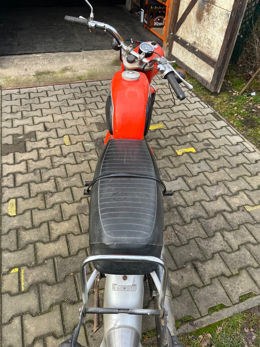 Mz TS 150ccm 1975 originál stav pěkná patina pojízdné - 5