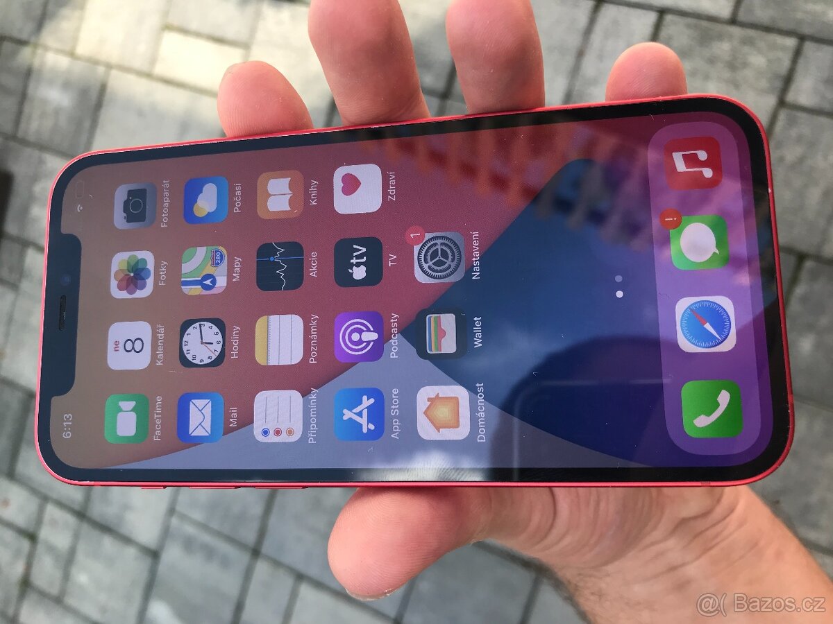 iPhone 12 64Gb...hezký stav, červený - 5