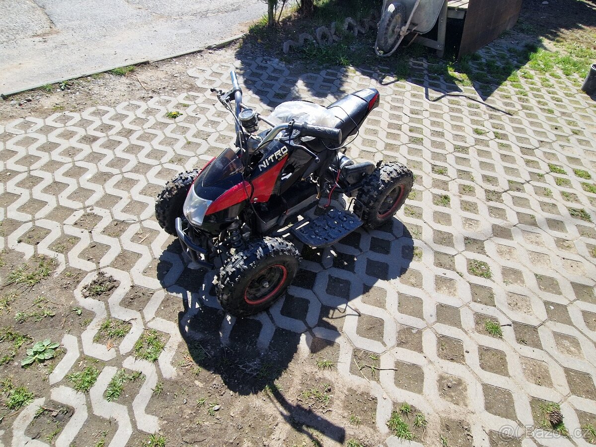 Dětská čtyřkolka Nitro 800w - na díly