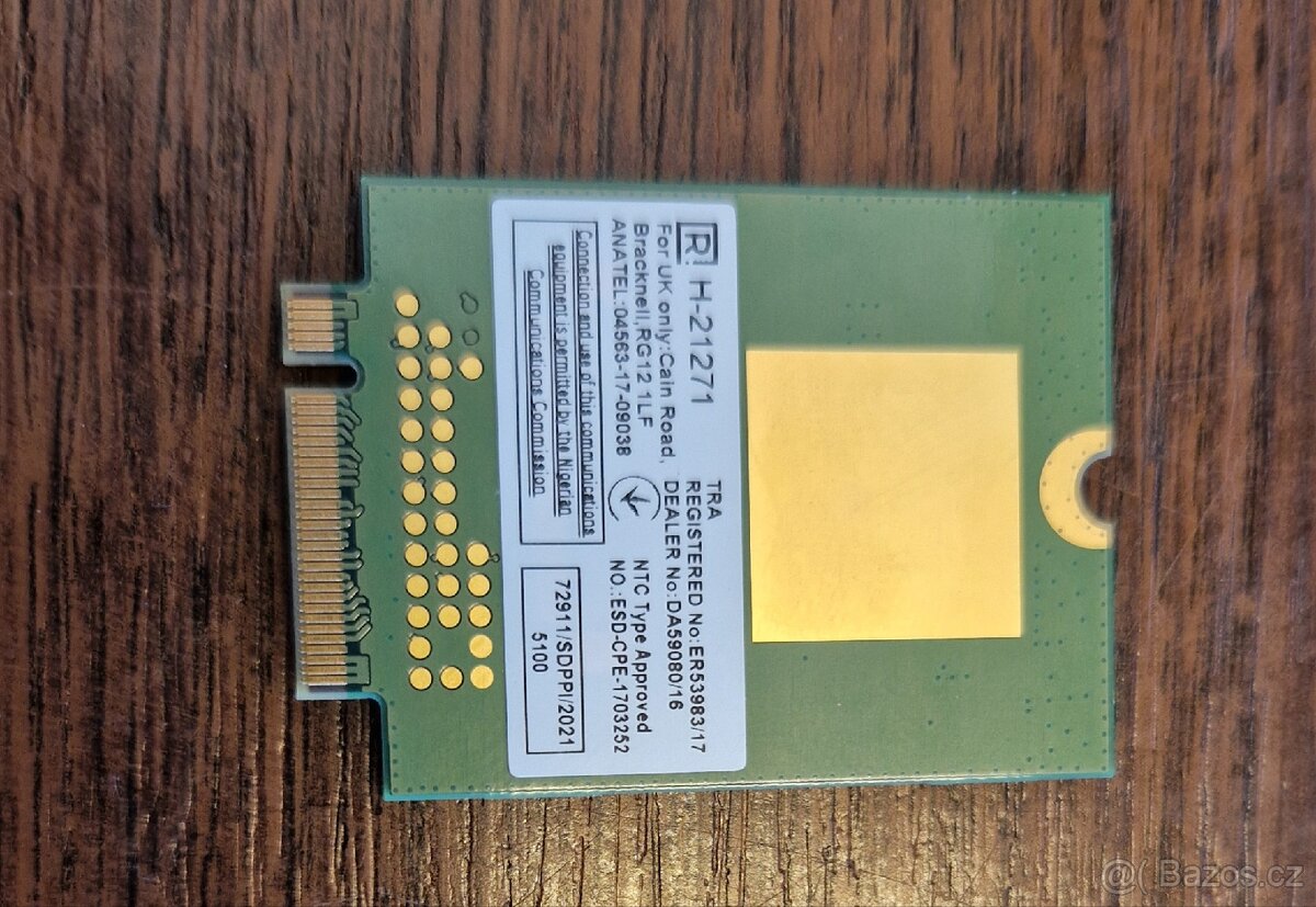 WWAN a WiFi AC a AX karty do notebooku nebo PC - 5