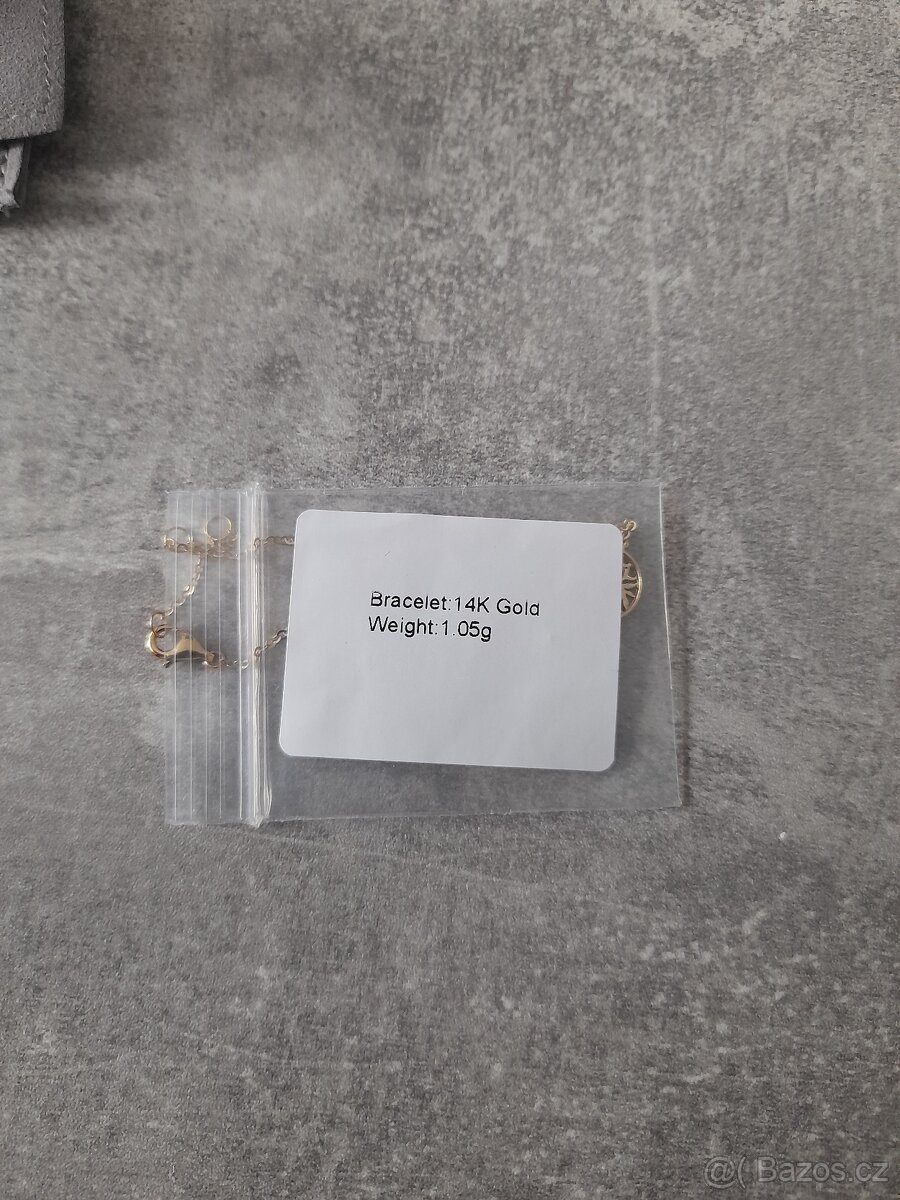 Dámský náramek au585 14k - 5