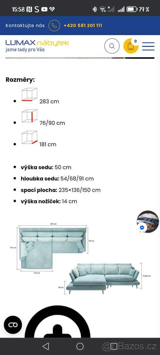 Rohová sedací souprava Monte - 5