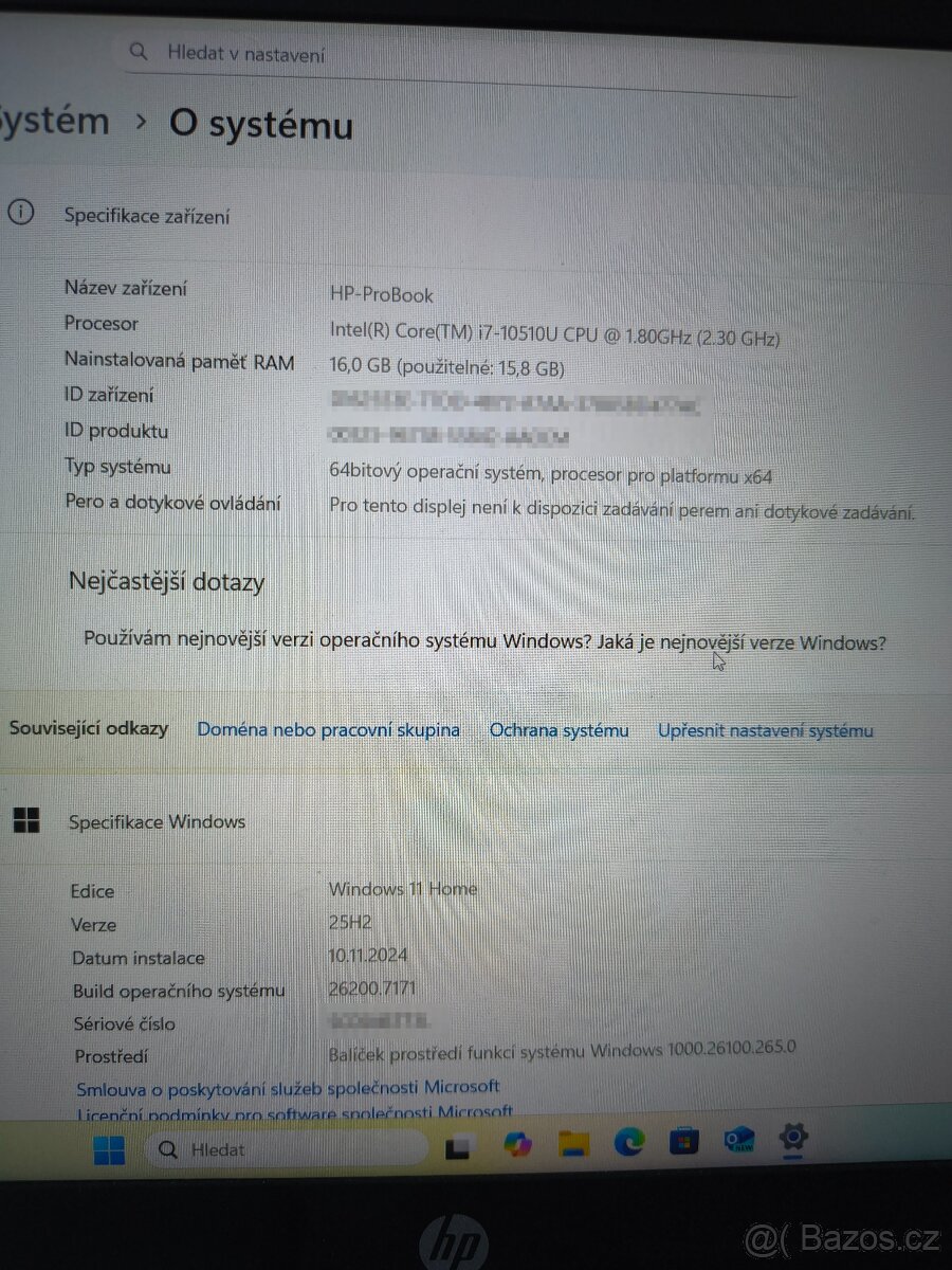 HP ProBook 450 G7 (8MH56EA#BCM) stříbrný - 5